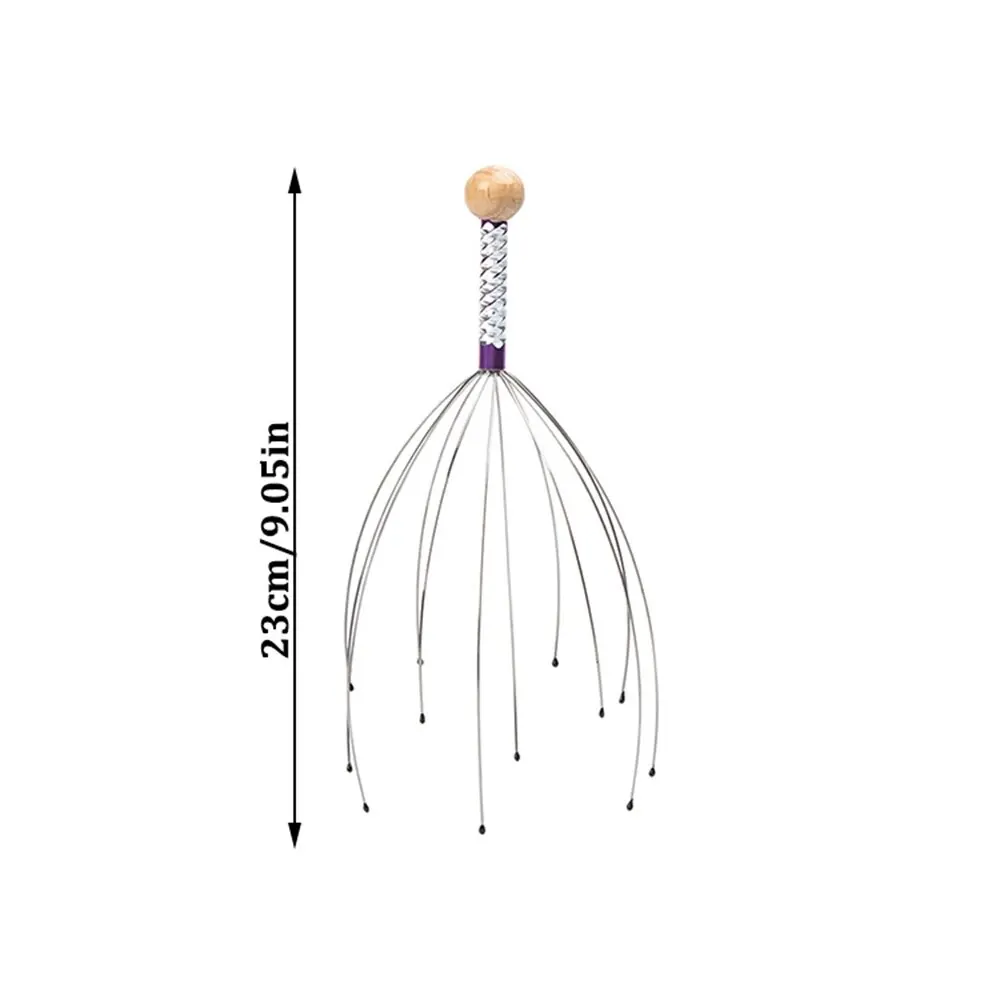 1PC Random Color Pet Massage Claw Head Massager Head Scratching Octopus Scalp Non Soul Extractor Divine Tool For Extracting - Image 5