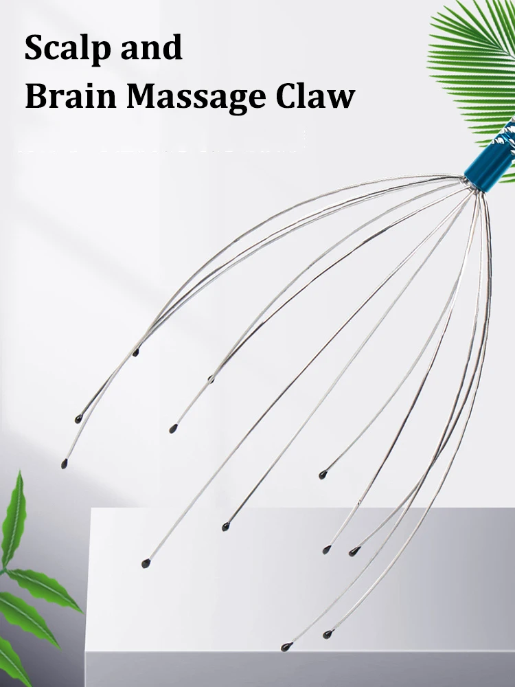 1PC Random Color Pet Massage Claw Head Massager Head Scratching Octopus Scalp Non Soul Extractor Divine Tool For Extracting - Image 9